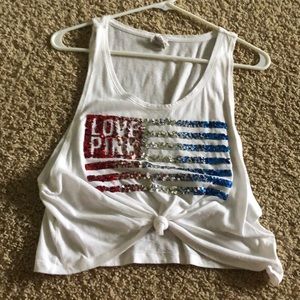 VS Pink Crop Top